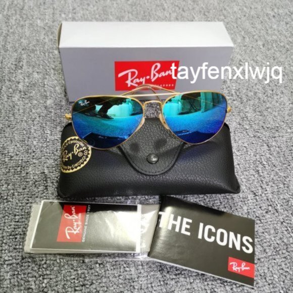 Ray-Ban Sunglasses RB3025 Blue - Picture 2 of 5